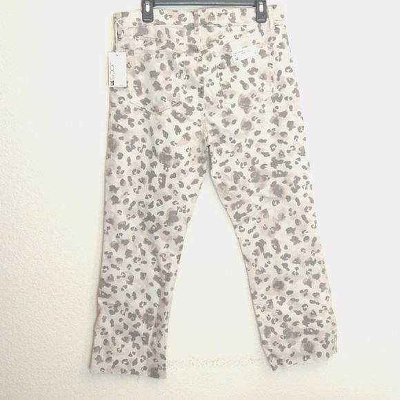 NWT Women's Joe's Jeans The Callie High Rise Cropped Boot Size 32 Leopard Print - Picture 11 of 12